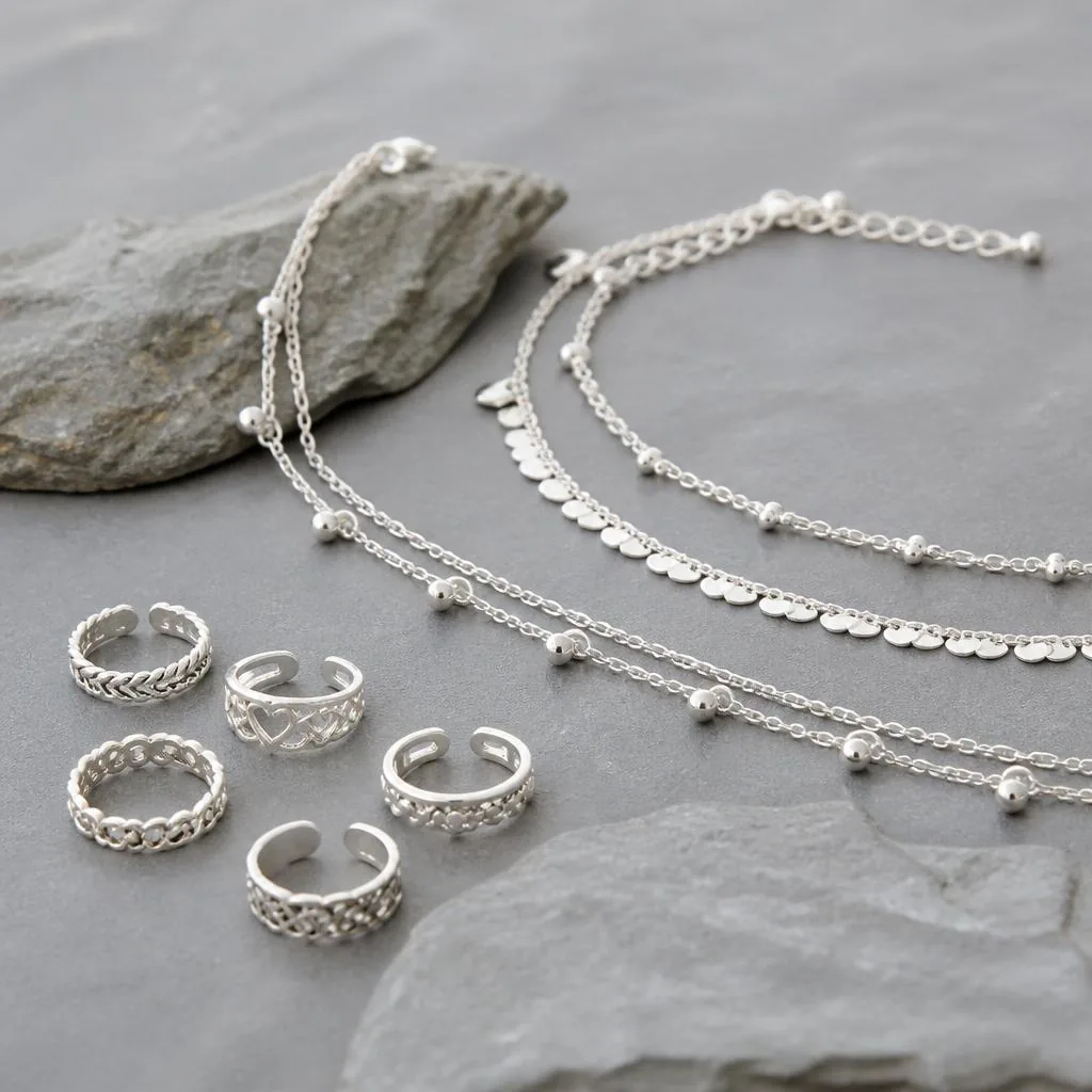 Silver Toe Rings